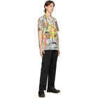 Wacko Maria Multicolor Jean-Michel Basquiat Edition Short Sleeve Shirt