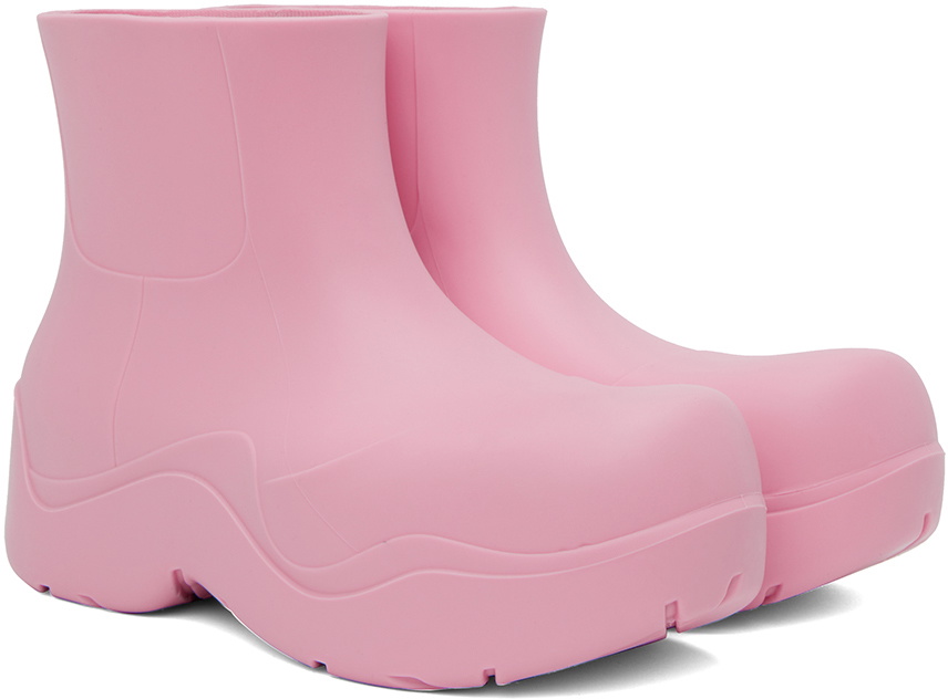 Bottega Veneta Pink Puddle Boots Bottega Veneta Bottega Veneta Pink Puddle Boots Bottega Veneta