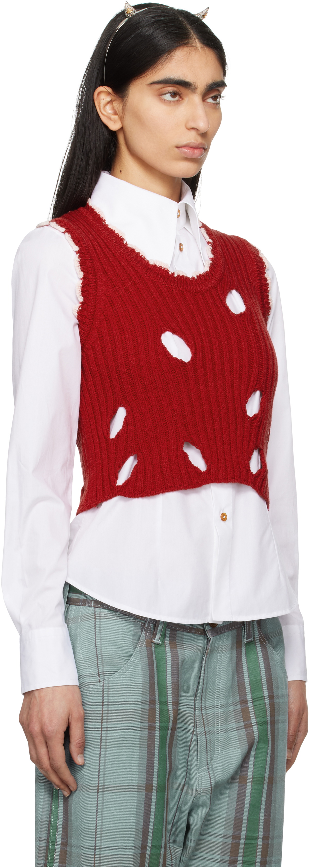 Vivienne Westwood Red Slash Tank Top Vivienne Westwood