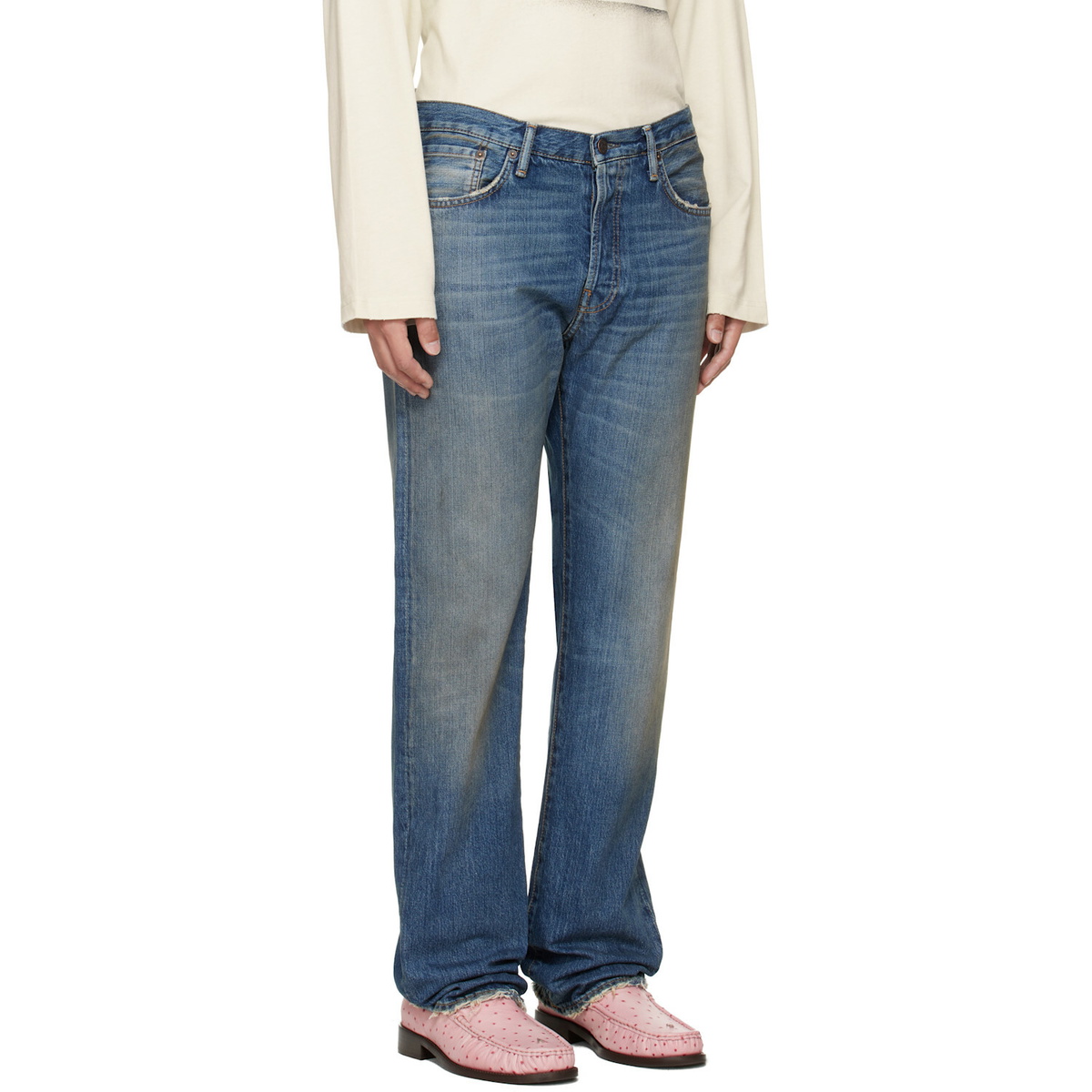 Acne Studios Blue 1996M Bingo Jeans