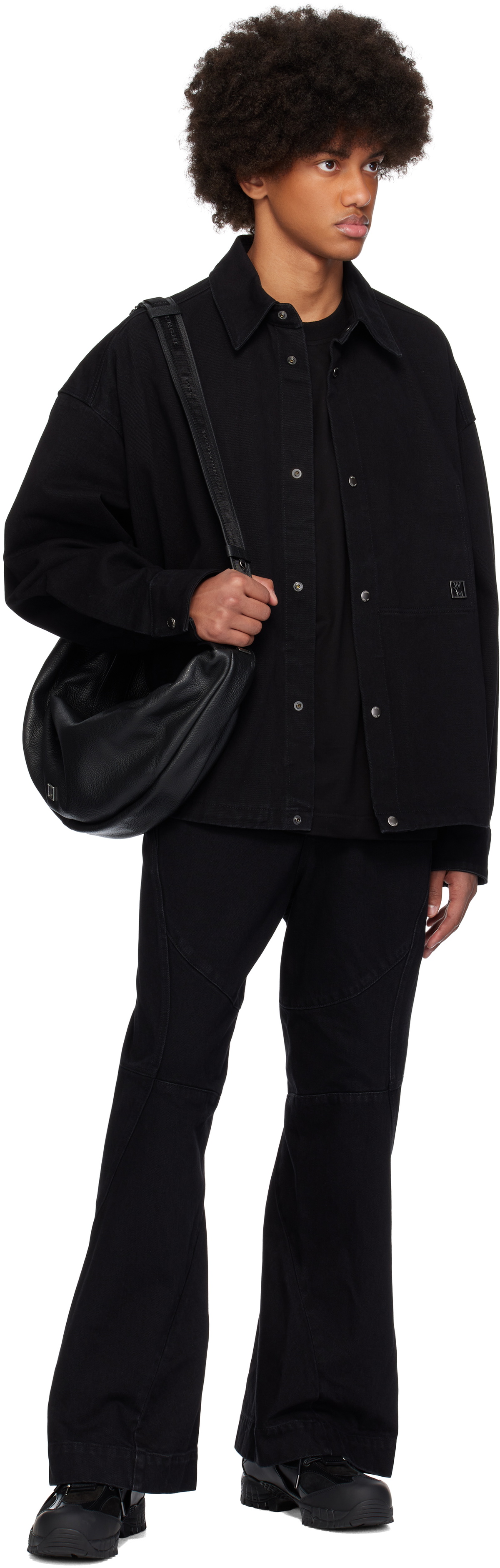 【関税込み】WOOYOUNGMI ブラック ミディアム Moon バッグ WOOYOUNGMI Black Medium Moon Bag Wooyoungmi