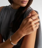 David Yurman Petite Cable sterling silver ring with onyx