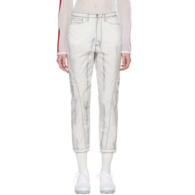 Photo: Kanghyuk White and Yellow Readymade Airbag Engineer Trousers