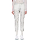 Kanghyuk White and Yellow Readymade Airbag Engineer Trousers
