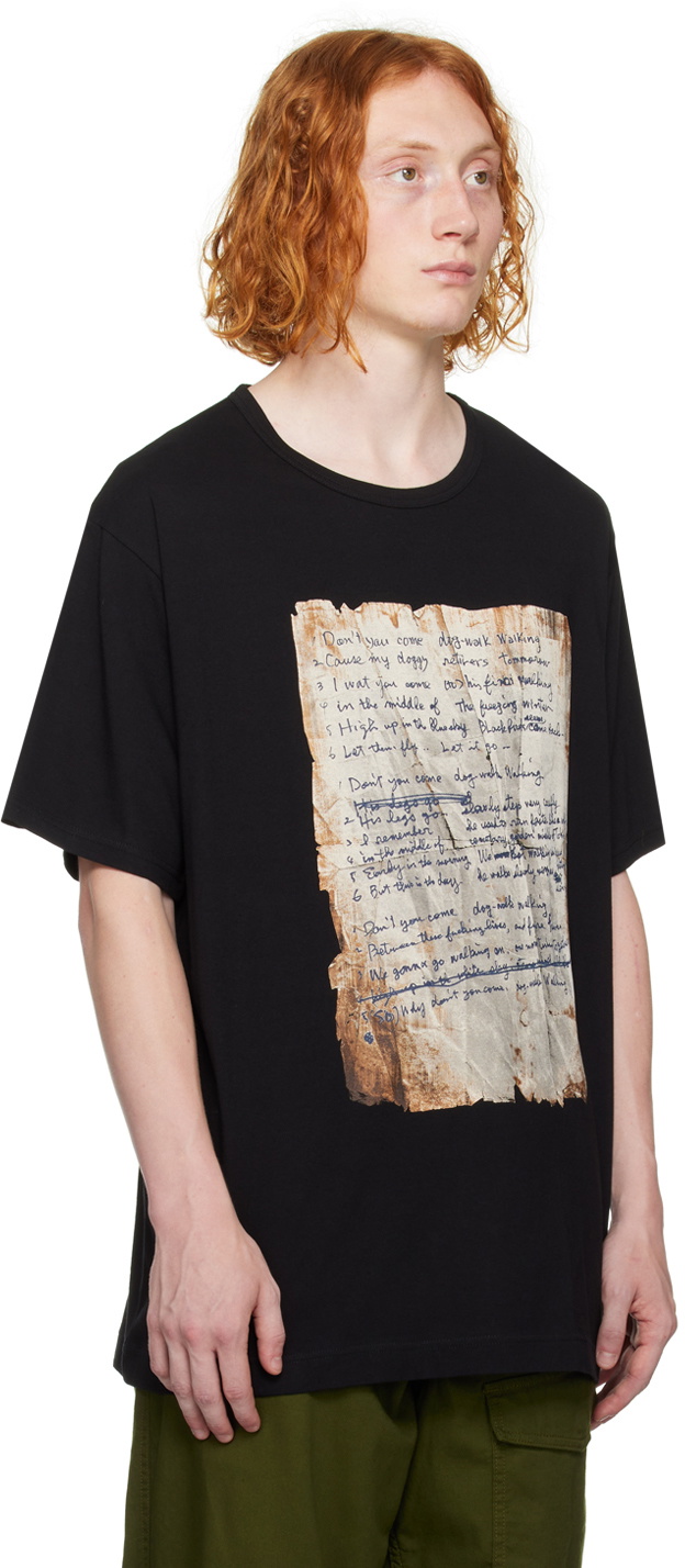 Chemise En Soie Yohji Yamamoto - Collection SS/2004 - Taille M - Noir - Occasion Très Bon état