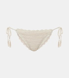 Anna Kosturova Classic crochet cotton bikini bottom