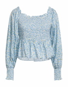 Rixo Womens Top Azure