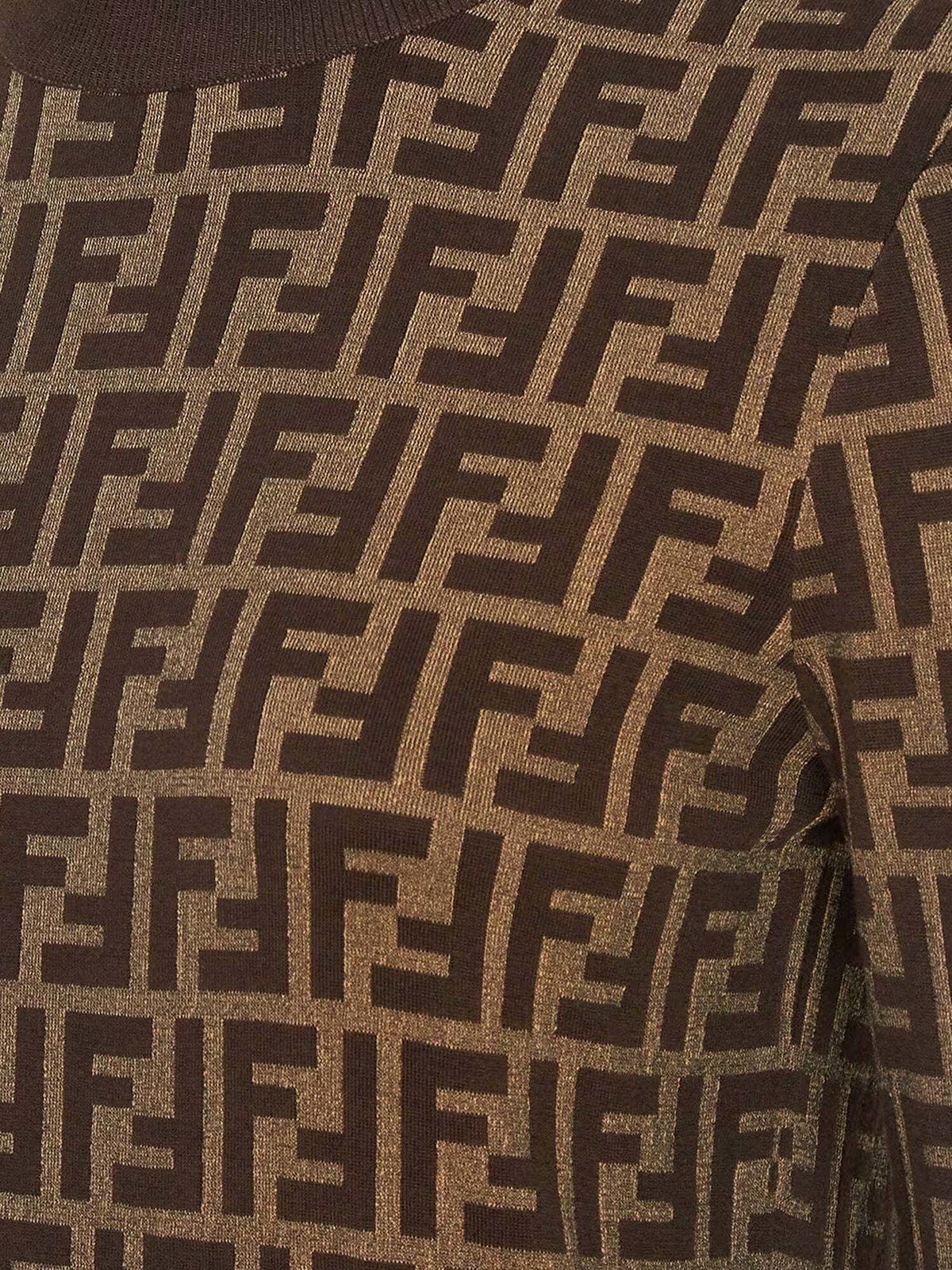 Fendi Sweater Brown Womens Knitwear Fendi