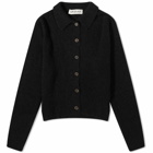 Our Legacy Women's Mazzy Knitted Polo Top in Black