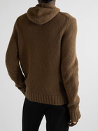 Bottega Veneta - Wool and Cashmere-Blend Hooded Rollneck Sweater - Brown