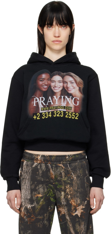 Photo: Praying Black 'AI Girls' Hoodie