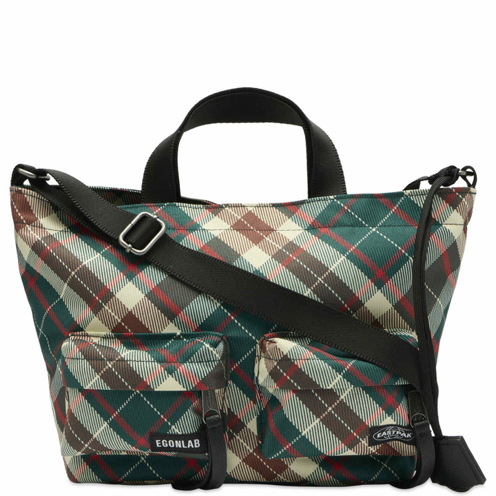 Photo: Eastpak x Egonlab Tote Bag - Small in Check 