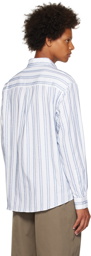 HGBB STUDIO Blue & White Cascade Shirt
