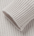 Bottega Veneta - Ribbed Cashmere Rollneck Sweater - Men - Cream