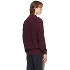 Judy Turner Burgundy Knit Clark Cardigan