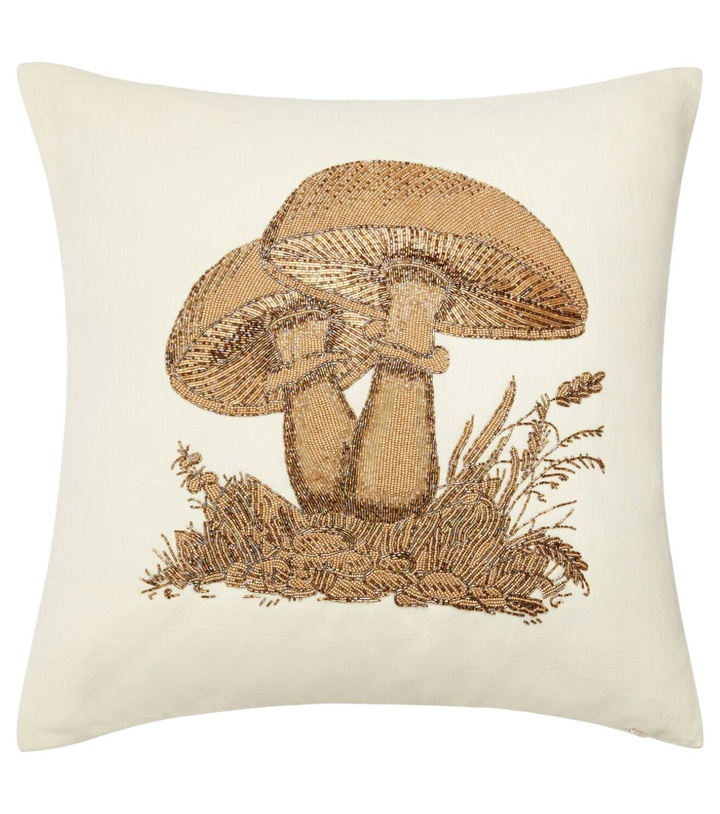 Photo: Jonathan Adler Botanist Mushrooms Large linen cushion