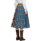 Chopova Lowena Multicolor Lockhart Carabiner Midi Skirt