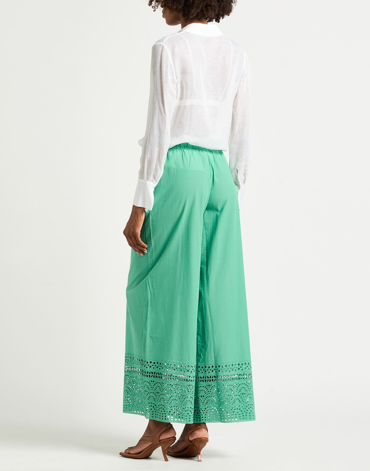 Jijil Womens Pants in Green