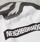Neighborhood - Appliquéd Cotton-Jersey T-Shirt - White
