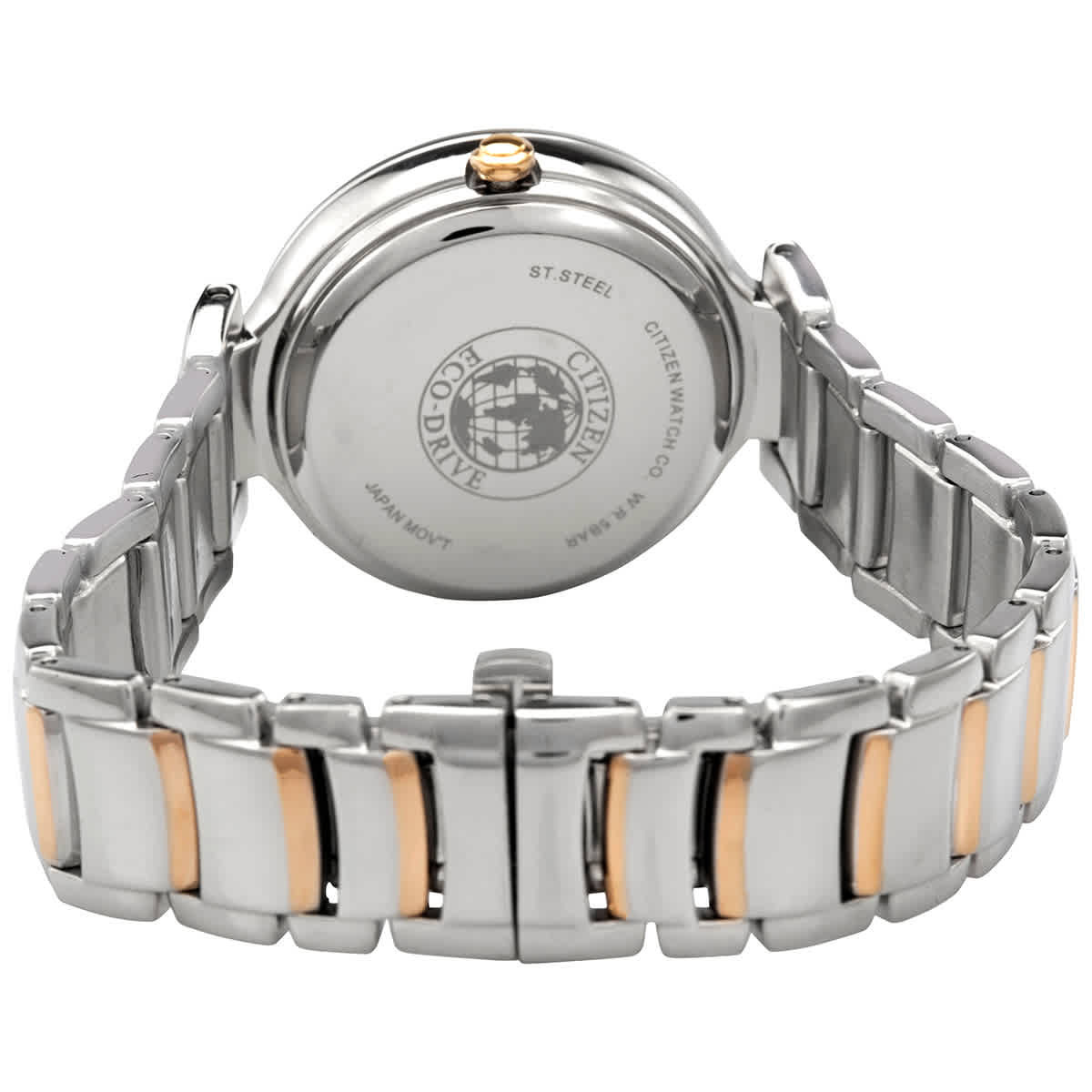 Citizen Chronograph Mother of Pearl Crystal Dial Ladies Watch FD1106-81D