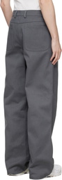 Rier Gray Antique Gabardine Trousers