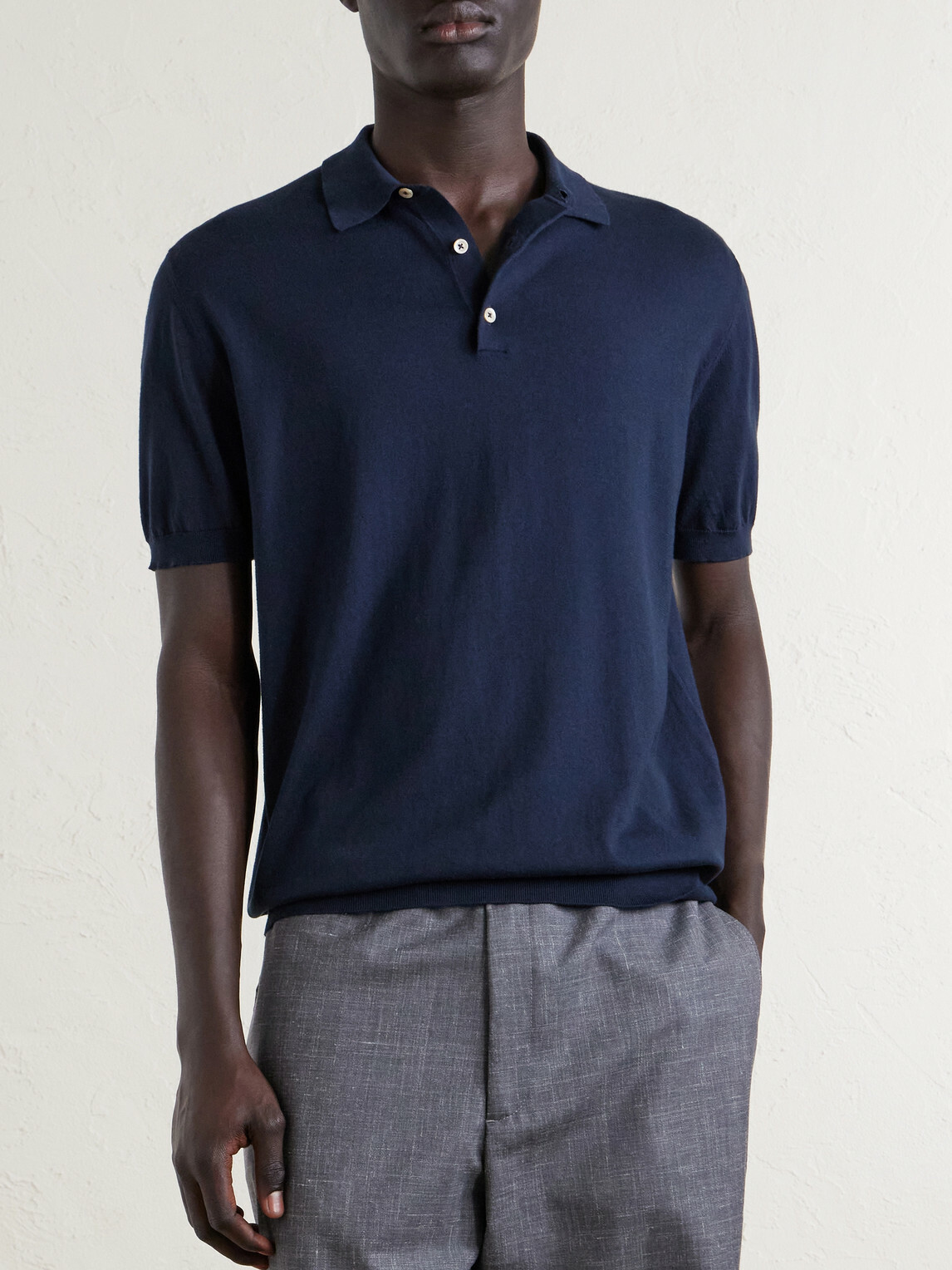 Boglioli - Slim-Fit Garment-Dyed Cotton Polo Shirt - Blue