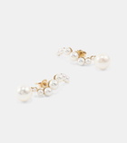 Mateo 14kt gold drop earrings with pearls