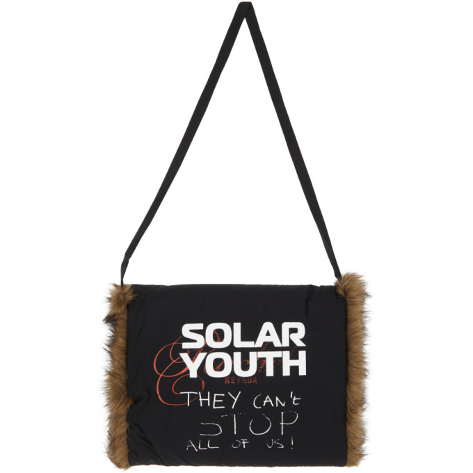 Chemise Raf Simons Youth Solar – Noire, Taille XS, Neuve Avec étiquettes