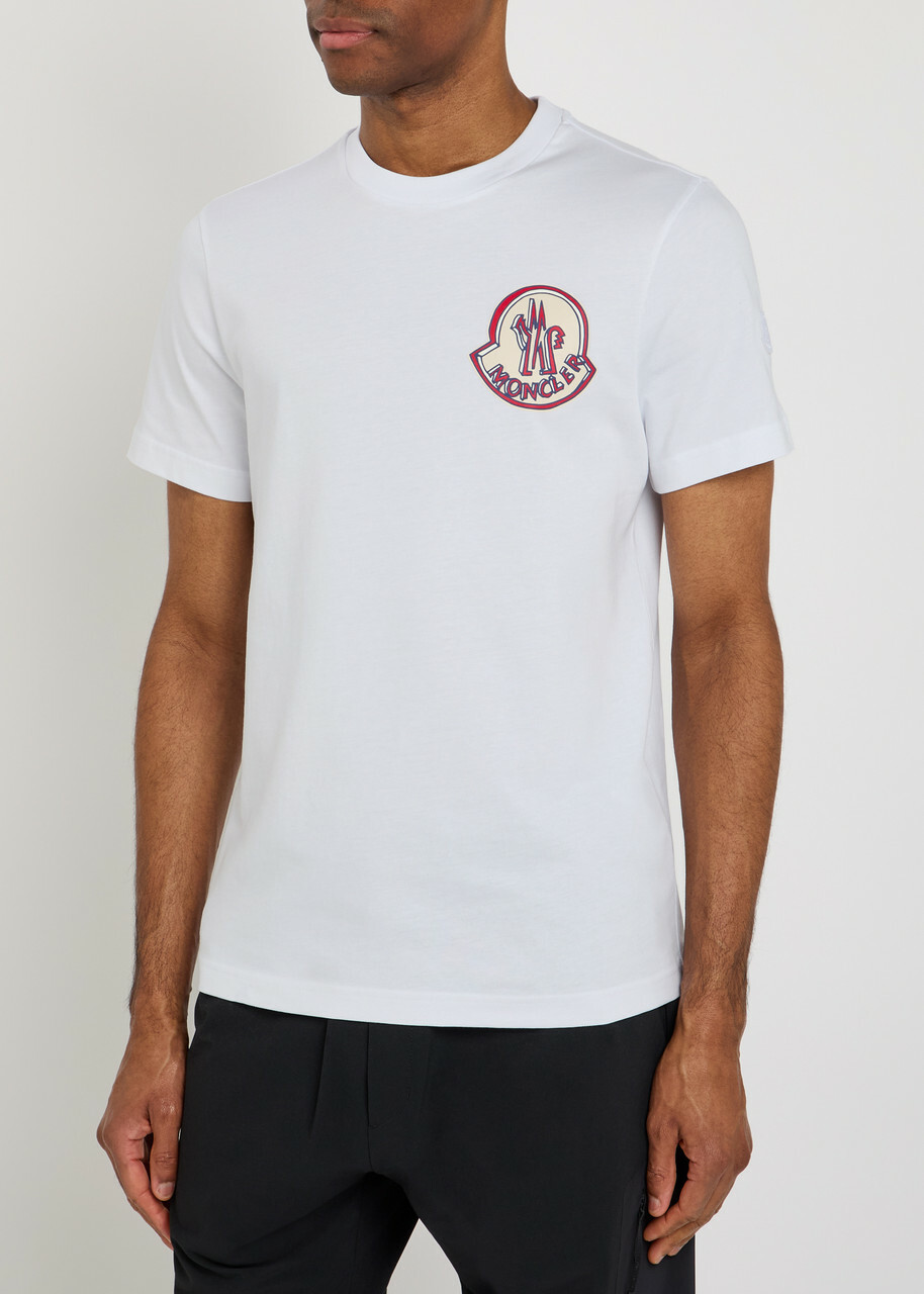 Moncler Logo-print Cotton T-shirt White