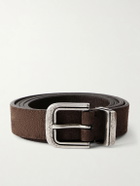 Brunello Cucinelli - 3cm Suede Belt - Brown