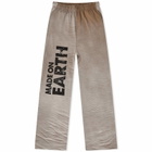 Vetements Women's Made On Earth Double Jersey Sweat Pant in Faded Beige
