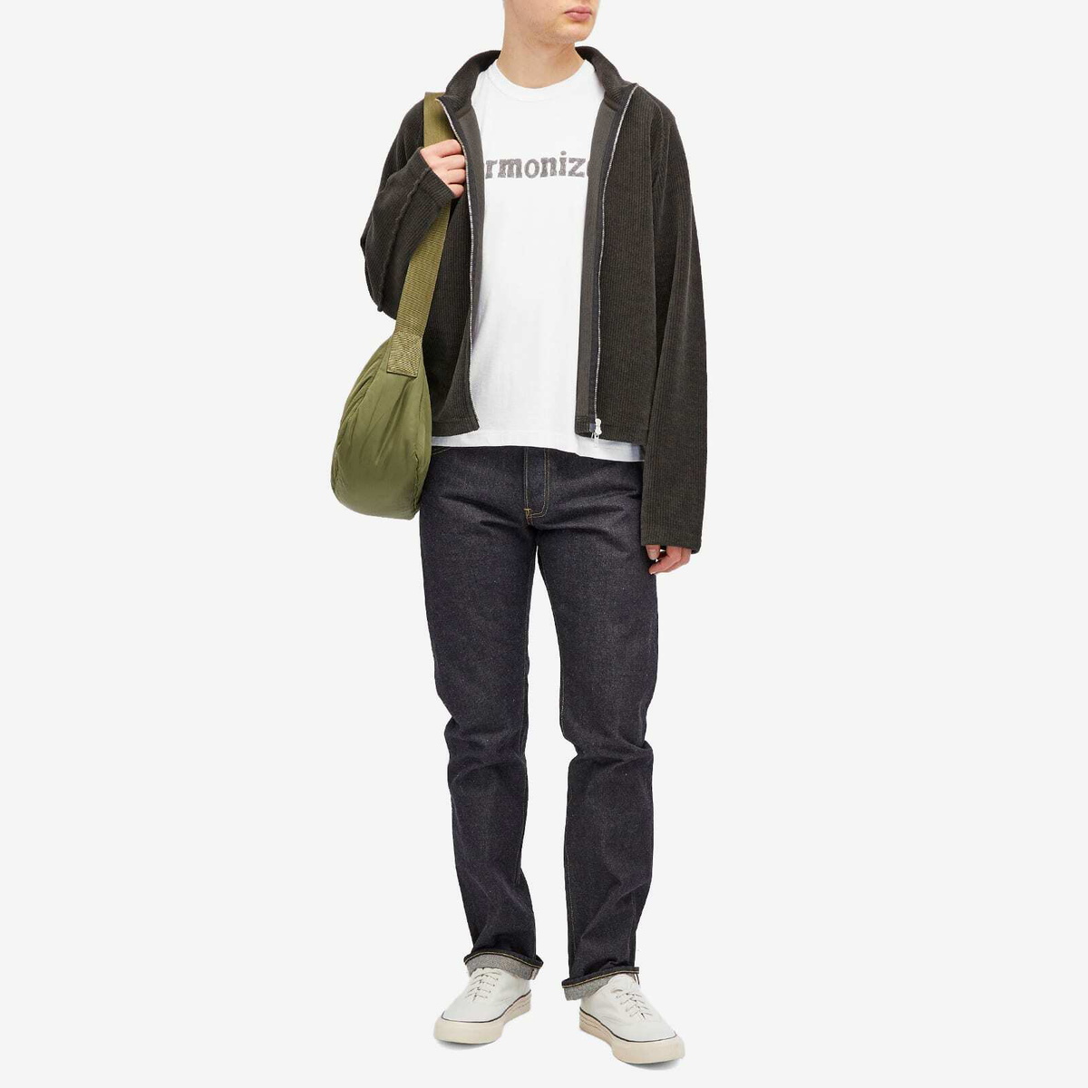 Visvim Men's Social Sculpture 01 Slim Raw Jeans in Blue Visvim