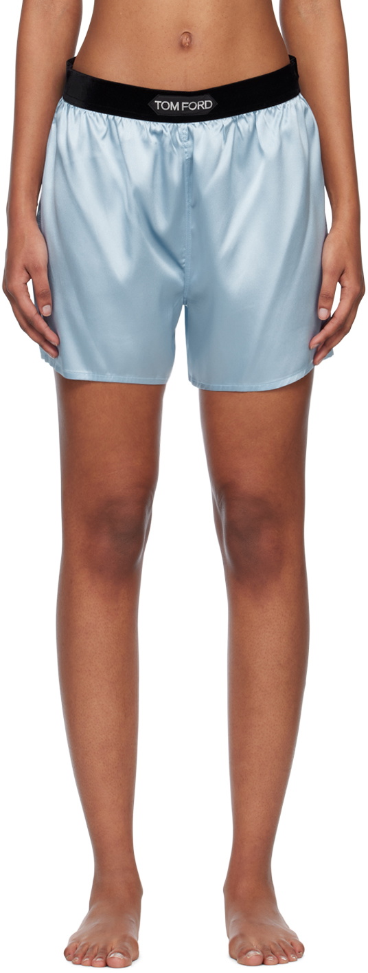 TOM FORD Blue Boxer Shorts TOM FORD