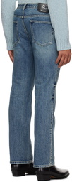 Solid Homme Blue Straight-Leg Jeans