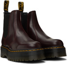 Dr. Martens Burgundy 2976 Quad Chelsea Boots