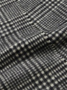 TOM FORD - Fringed Prince of Wales Checked Cashmere Scarf