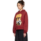 LU'U DAN BRUCE LEE x LỰU ĐẠN Red Heavy Weight Gym Hoodie