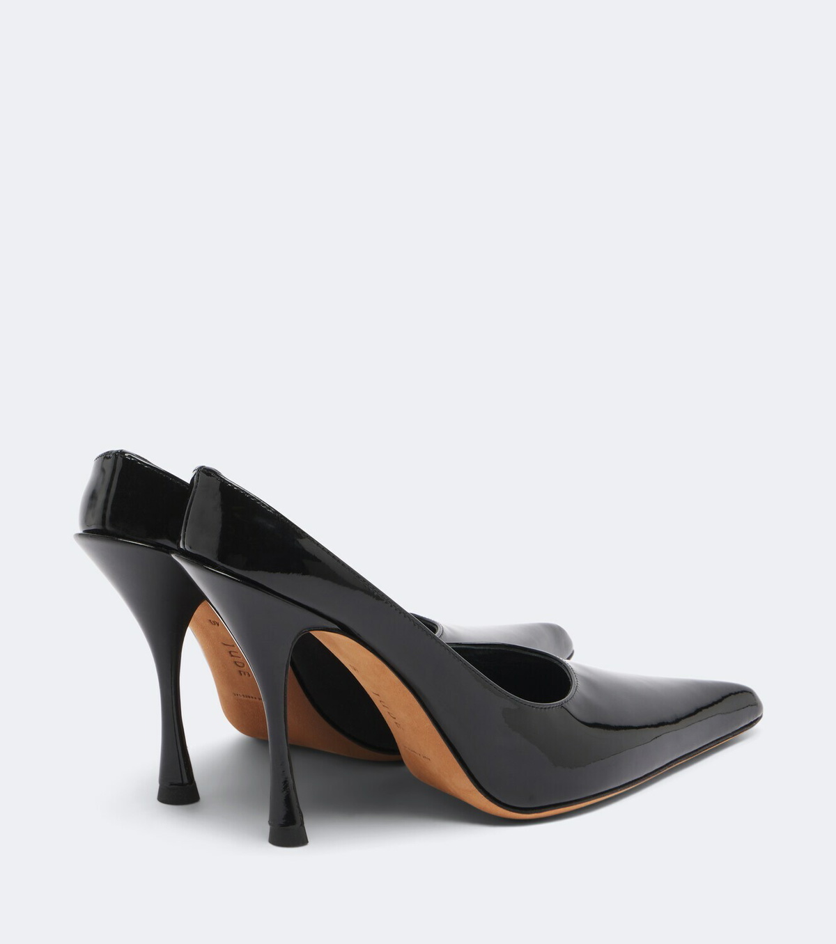 JUDE Strike patent leather mules