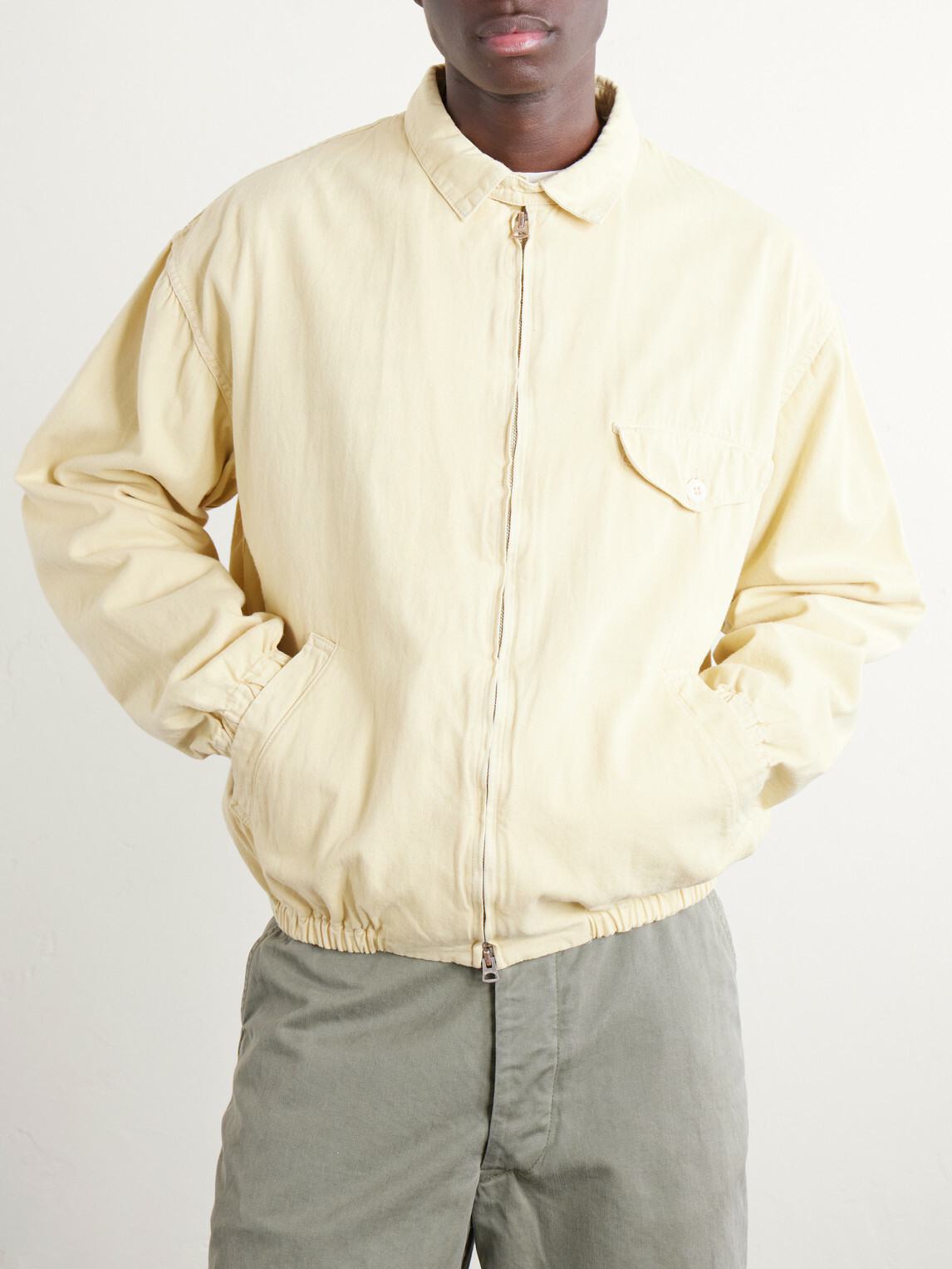 Remi Relief - Cotton-Twill Jacket - Yellow
