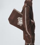 Versace Medusa cotton-terry jacquard tote bag