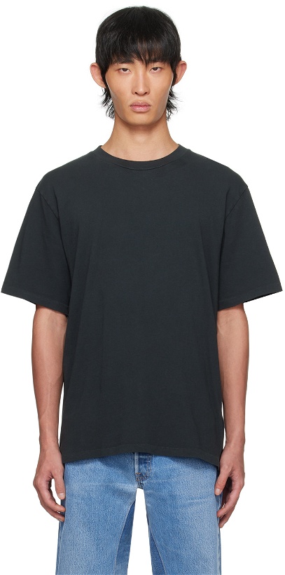 Photo: Re/Done Black Hanes Edition Loose T-Shirt