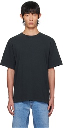Re/Done Black Hanes Edition Loose T-Shirt