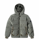 C.P. Company Undersixteen Men's Arm Lens Down Jacket in Thyme