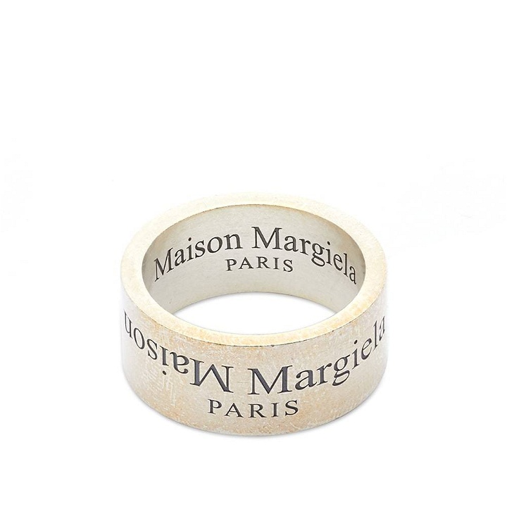 Photo: Maison Margiela 11 Inverse Logo Band Ring