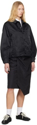 ADER error Black Medium Midi Skirt