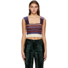 Louise Lyngh Bjerregaard Multicolor Alpaca Corset Tank Top