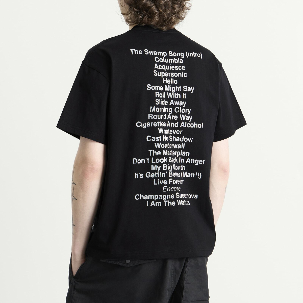 Pleasures Men's x Oasis All Access T-Shirt in Black