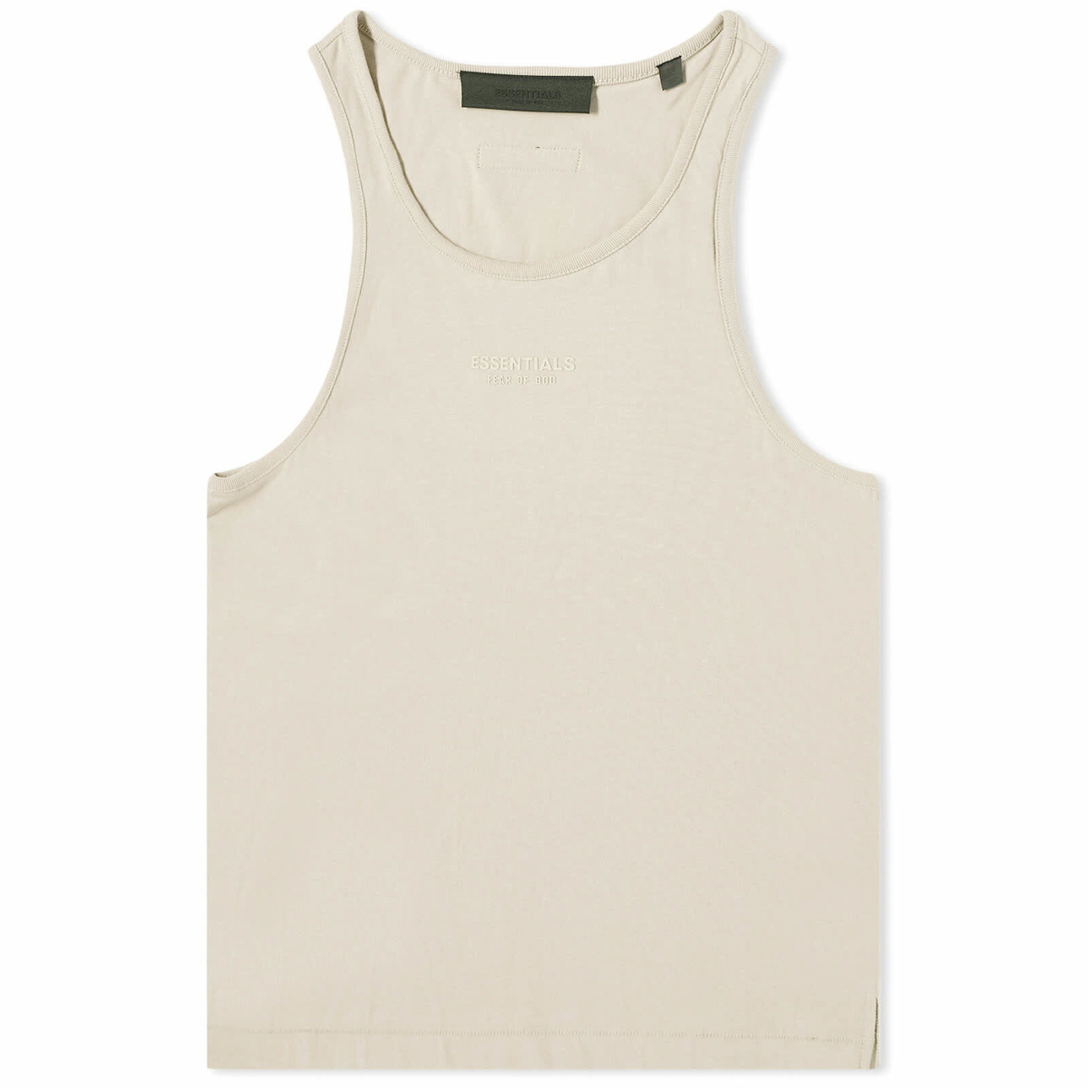 Fear of God ESSENTIALS Women's Essentials Tanktop in Silver Cloud