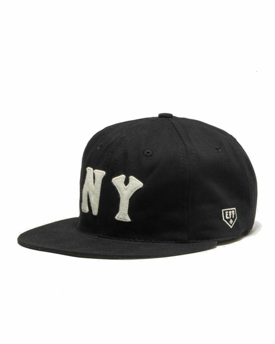 Photo: Ebbets Field Flannels New York Black Yankees Vintage Inspired Ballcap Black - Mens - Caps