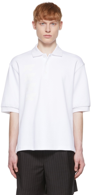 Photo: We11done White Cotton Polo